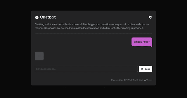 RAGBot Starter — An Astra DB and OpenAI chatbot